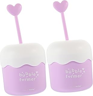 KALLORY 2 Peças De Espuma Para Lavagem Corporal Creme Para Bolhas Espuma Para Lavagem Facial Limpador Facial Espuma Para Limpeza De Copos Fabricante De Espuma Creme Espumante Ferramentas