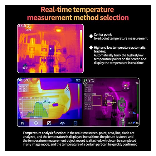 KANBUN Commercial Thermal Imaging Camera Infrared Thermal Imager Camera Resolution 256x192 PCB Circuit Industrial Testing Floor Heating Thermal Camera for Building Inspection - Image 3