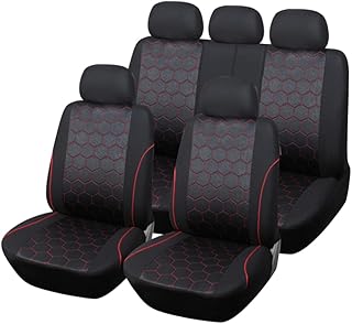 ibasenice 9 Peças Capas De Assento Traseiro De Almofada De Assento De Carro Capa Automotiva Capa De Veículo Capas De Carro Para Automóveis Capa Traseira De Almofada De Carro Capa Frontal