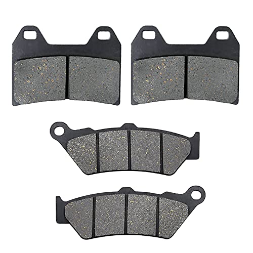 AHL Front & Rear Brake Pads Set for Victory V92C (All Models Single Front Rotor) 1998-2003 (Semi-metallic)