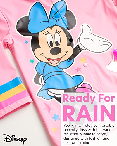 Disney Girls' Rain Jacket - Slicker Shell Raincoat: Minnie Mouse thumb #2