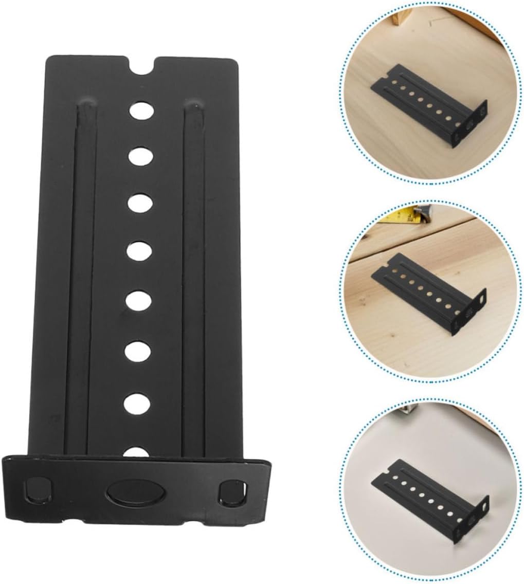 Heavy-Duty Keyboard Slide Rail Support Bracket Extended Rail Design with Reinforced Structure Stainless Steel and Bottom-Mounted Suspension Office and Work Environments