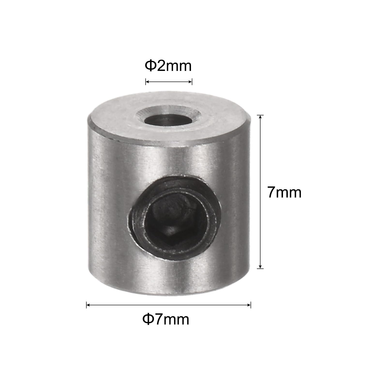 Sourcing Map Set Of 10 Fixing Screw Collars Inner Diameter 5