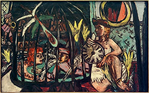 Graffiti Art Mural Max Beckmann tableau moderne décoration murale salon 60x90