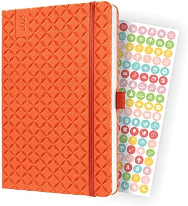 SIGEL J3100 Jolie Weekly diary 2023 - hardcover - 9,5 x 15 cm - 174 pages - blue