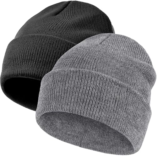 Image of vidsel 100% Cotton Toddler Beanie Hats for Baby Boys Girls Kids Infant Winter Hat Soft Warm Knit Cuffed Caps