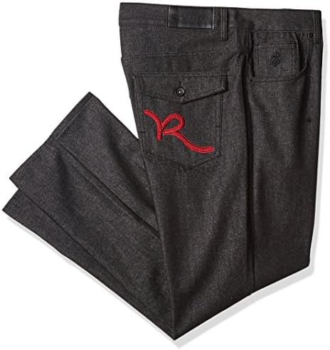 Men's Big and Tall R Script Flap Jean