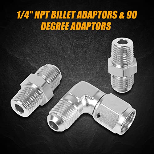 700R4 Ss Braided Transmission Cooler Hose Line Compatible With Chevy 700R4 4L60 4L60E 4L65E 4L80E Ford C4 C6 Aod Turbo 350 400 200-200R4 #TOP3
