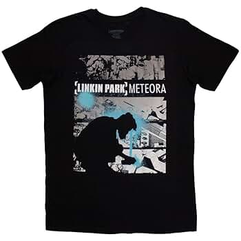 Linkin Park Meteora Tシャツ Mサイズ Linkin Park Men's Meteora Drip Collage T-Shirt Black Large