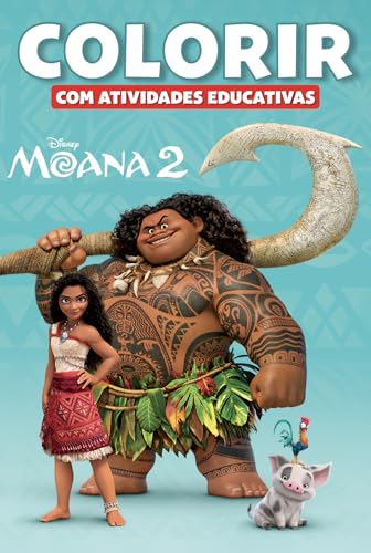 Colorir com Atividades Educativas Disney - Moana 2