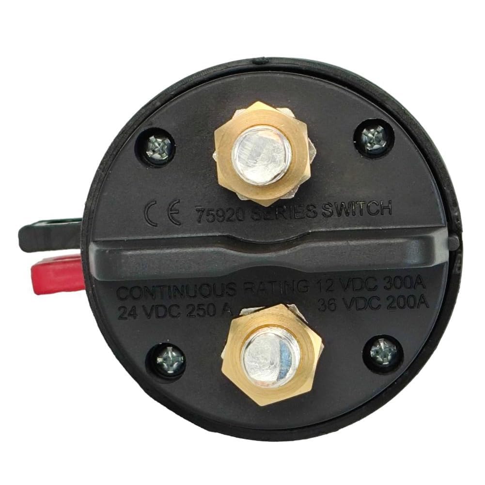 XYZIL 300A 12V Master Battery Disconnect Switch 75920 Heavy Duty High Amperage Capacity Compatible with Cole Hersee