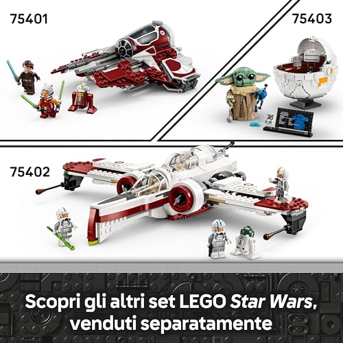 Star Wars 75399 U-Wing Starfighter Ribelle - Astronave Giocattolo da Costruire con Funzione Swing-Wing, 3 Minifigure e 1 Droide K-2SO - Regalo per Bambini da 8 Anni Fan della Stagione 2 di Andor - Lego - Immagine 6