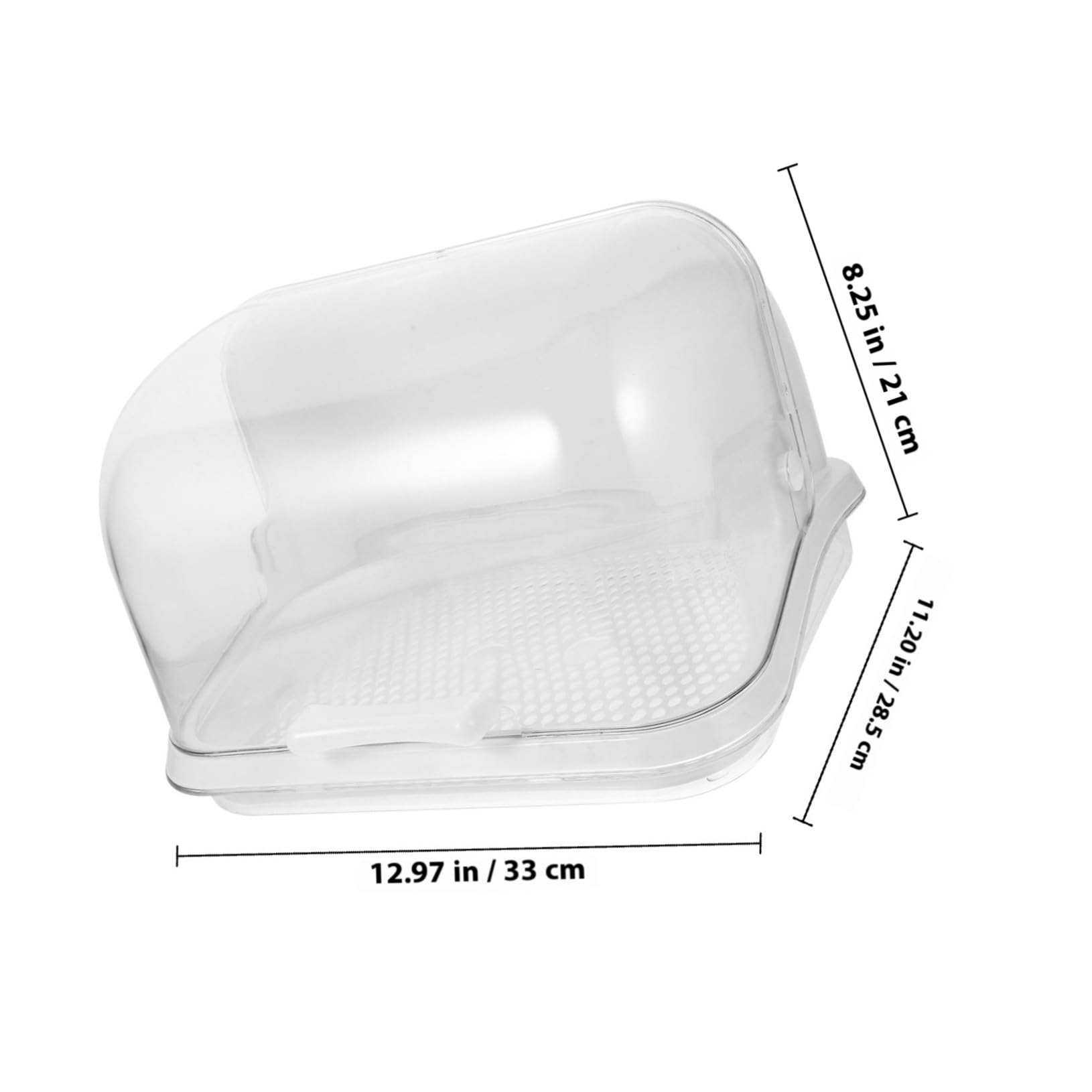 Supvox Babyflaschen Aufbewahrungsbox Mit Abnehmbarer Abtropfschale Und Transparenter Abdeckung Frei Kunststoff Küchen Organizer Für Babypflege Und Babys Zubehör