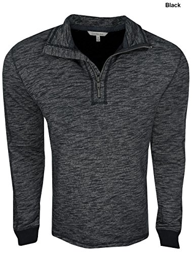 Calvin Klein Jeans Men's French Terrry Half-Zip Sweater