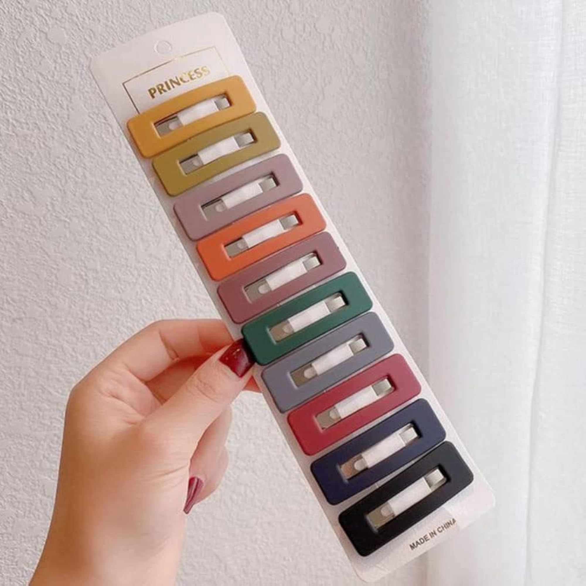 40 Pcs Simple Matte Finish Hair Clips Set