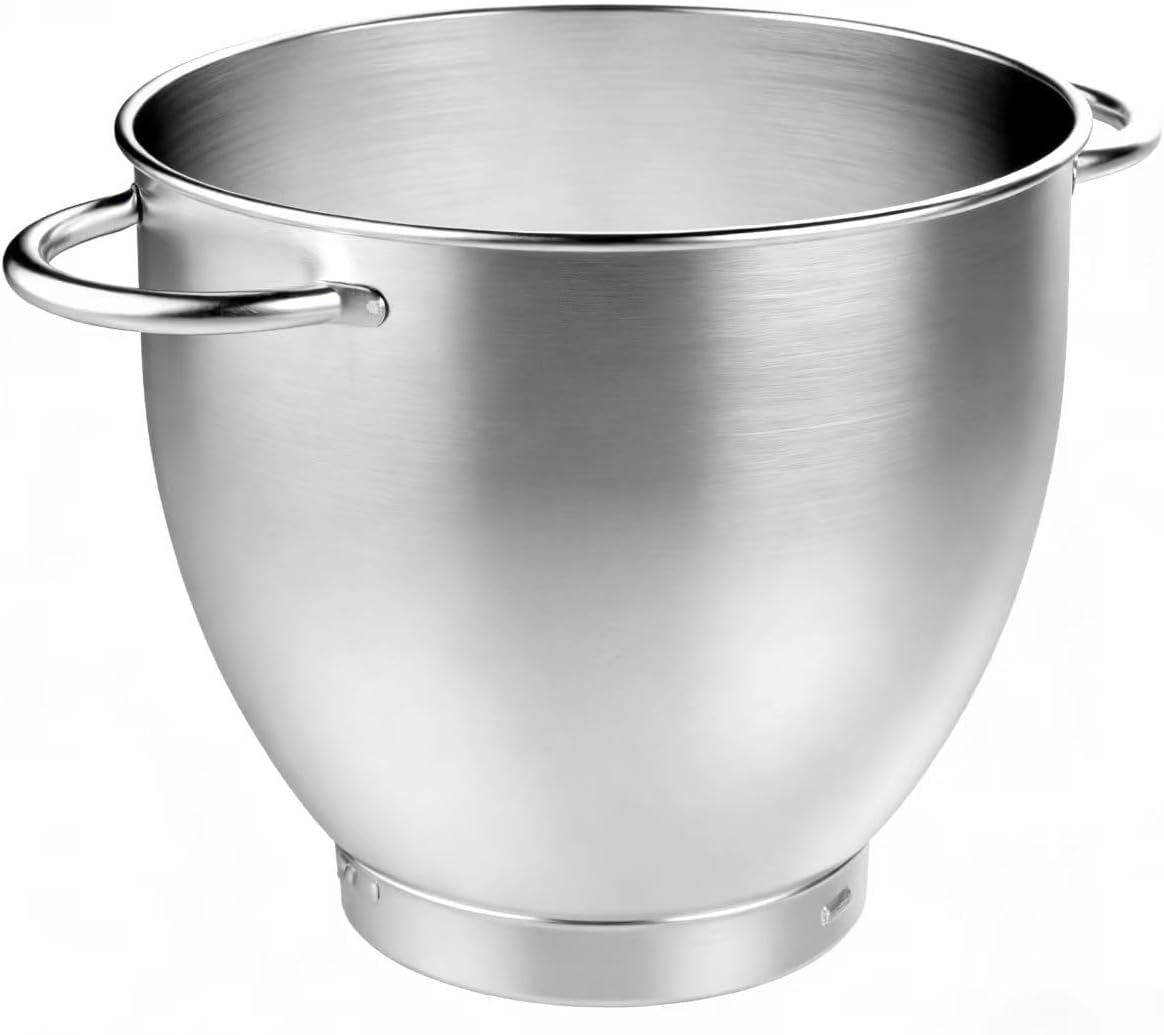 304 Stainless Steel Mixing Bowl for 9.5-Quart Stand Mixer - Double Handle