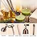 DANGSHAN 3 in 1 Candle Accessory Set - Candle Wick Trimmer, Cutter, Snuffer Extinguisher, Dipper - Copper