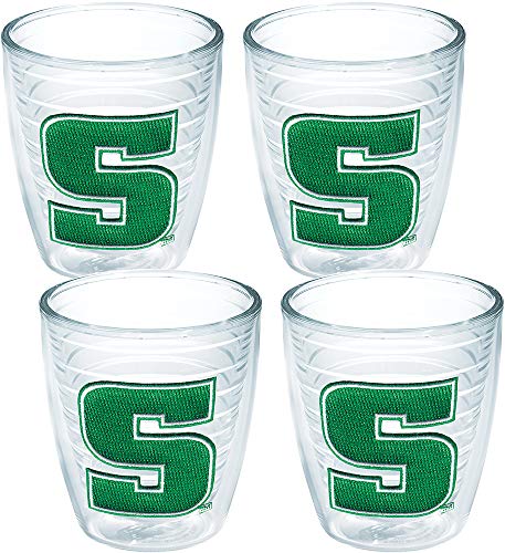 Tervis Slippery Rock University Tumbler with Emblem 4 Pack 12oz, Clear