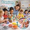 4E's Novelty 12 Lbs Colored Craft Sand -15 Colors, 0.8 lb Bags, Non-Toxic Fine Grain Decorative Sand Art for Kids Craft, Bottle & Vase Filler, Teachers Classroom Supplies #5