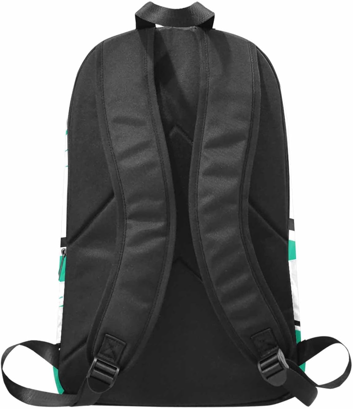 MyPupSocks Customize Book Bag Backpack for Teens Women Men Cheer Green Custom Add Your Name Waterproof Laptop Bag for Son，Daughter，Men Women