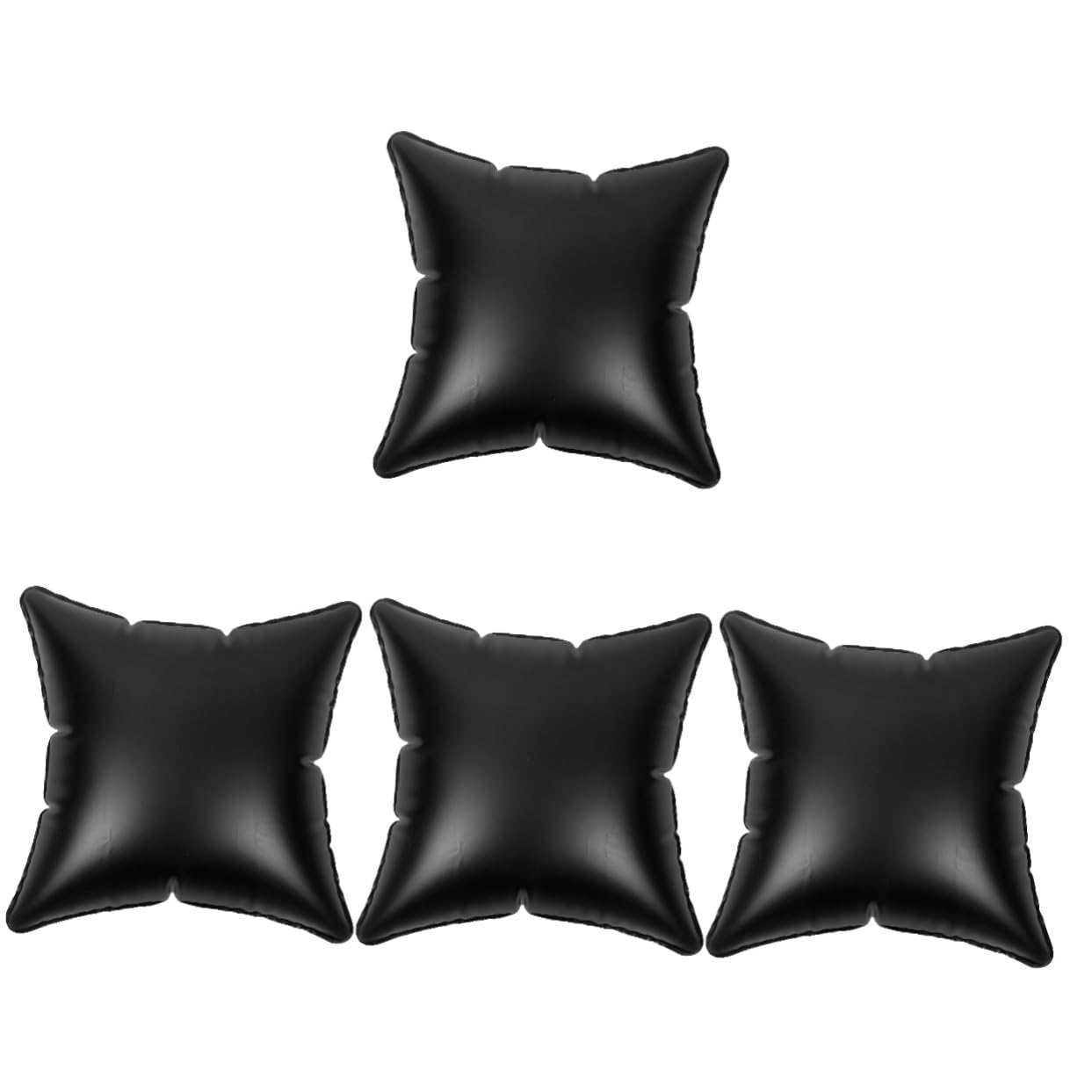 TOPBATHY 4pezzi Cuscino Inflabile Portatile Per Viaggi Cuscino Decorativo Multifunzionale Per Auto Sedia Testa e Facile Da e Manutenere