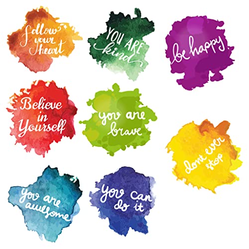 Inspirational Quotes Wall Decals, Kids Room Paint Graffiti Vinyl Wall Art Stickers, Motivational Saying Wall Sticker Classroom Decor, Colorful Wall Decals For Daycare Nursery Bedroom Playroom #TOP3