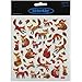 Tattoo King Fun with Foxes Stickers, Multicolor