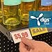 Shelf Label Strip with Shelf Talker Gripper, 25 Pack Snap-in 1.25”H Shelf Label Holder Strips for Metal Wood or Plastic Gondola Shelf with Price Tag Channel, Clear PVC Sign Holder for 36” Long Shelf