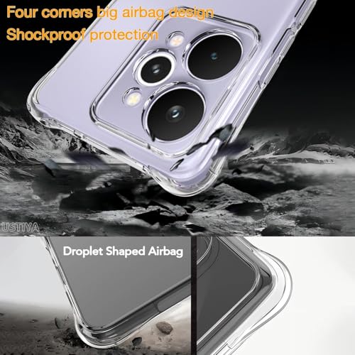 Image of REALCASE Silicone Realme 15 Pro 5G Back Cover Case, Scratch Resistant Protective Crystal Clear Transparent Shock Proof Bumper Back Cover Case for Realme 15 Pro 5G