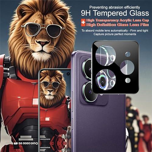 Image of FabeKee Camera Lens Protector Compatible With Realme 15 Pro 5G 9H Tempered Glass, Anti-Scratch, HD Clear, Easy Installation, Ultra-Thin Camera Lens Protection