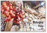 Kühlschrankmagnet, Bologna, traditionelles Lebensmittelgeschäft, Italien