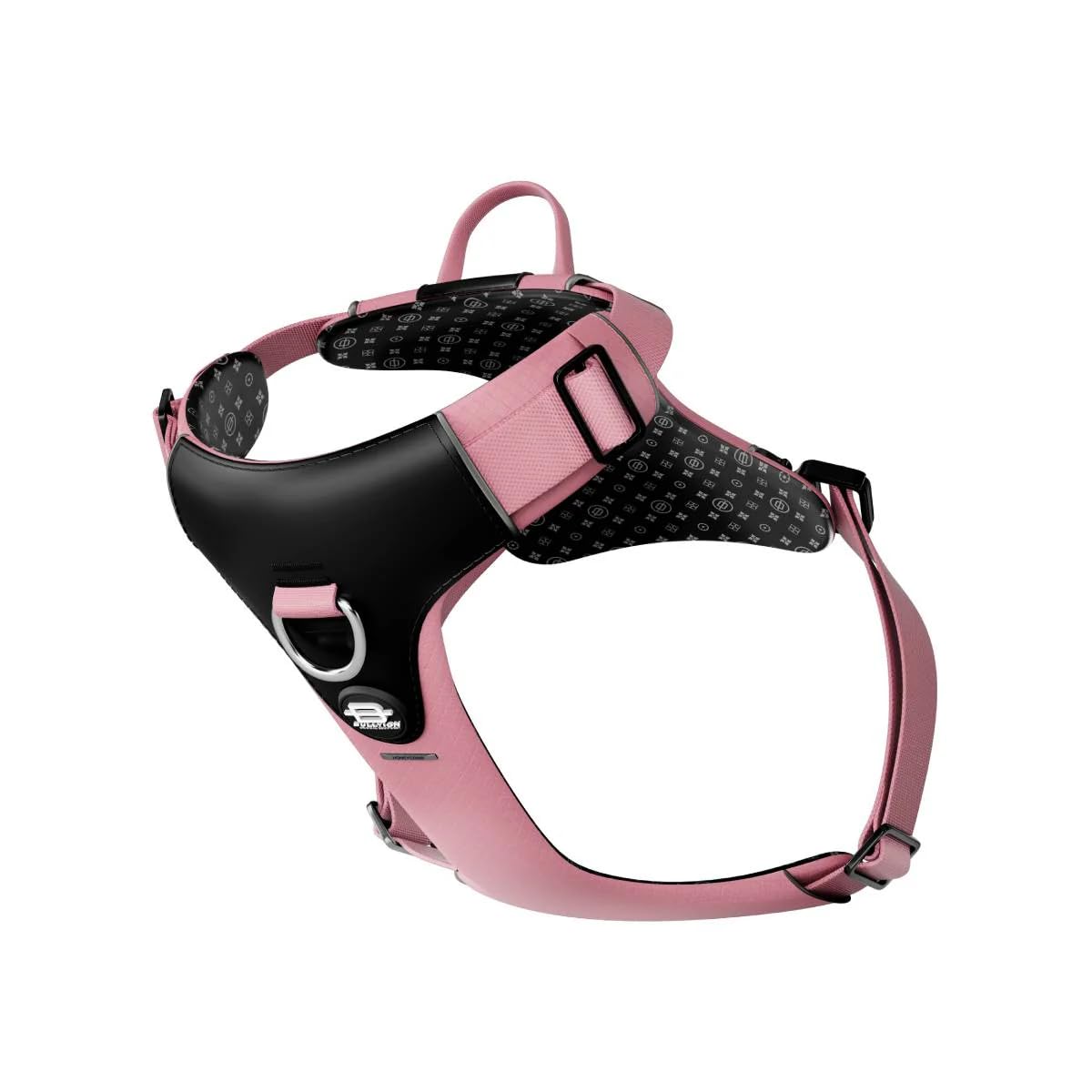 Bullyion ® Original Equipment Lightweight and Breathable Honeycomb Harness with Softcell Padding, Lockforce Buckles, and Stainless-Steel Hardware - Designed for All Breeds Cottage Pink (Size C)