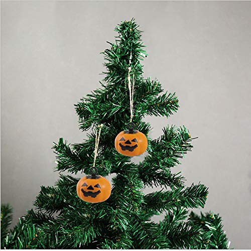 12 Pcs Pumpkin Bells Pet Collar Bells,Halloween Pendants Diy Crafts Handmade Accessories 19 Mm Charm Pendants Decoration #TOP4