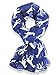 Hanson Giraffe Print Long & Soft Celebrity Style Scarf (Blue)