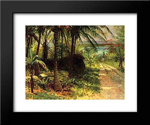Tropical Landscape 18x15 Framed Art Print by Albert Bierstadt