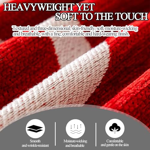Plaid de canapé housse de section lavable en chenille Noël 180 * 380cm