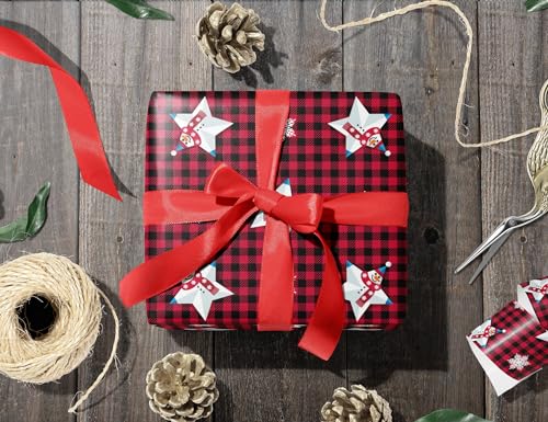 image for ZINTBIAL Funny Christmas Wrapping Paper for Kids Adults - Xmas Gift Wr