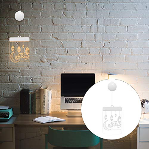 Mobestech Ramadan LEVOU Pendurado Luzes Da Noite Decorações Ramadan Muçulmano Eid Mubarak 1 Estilo O