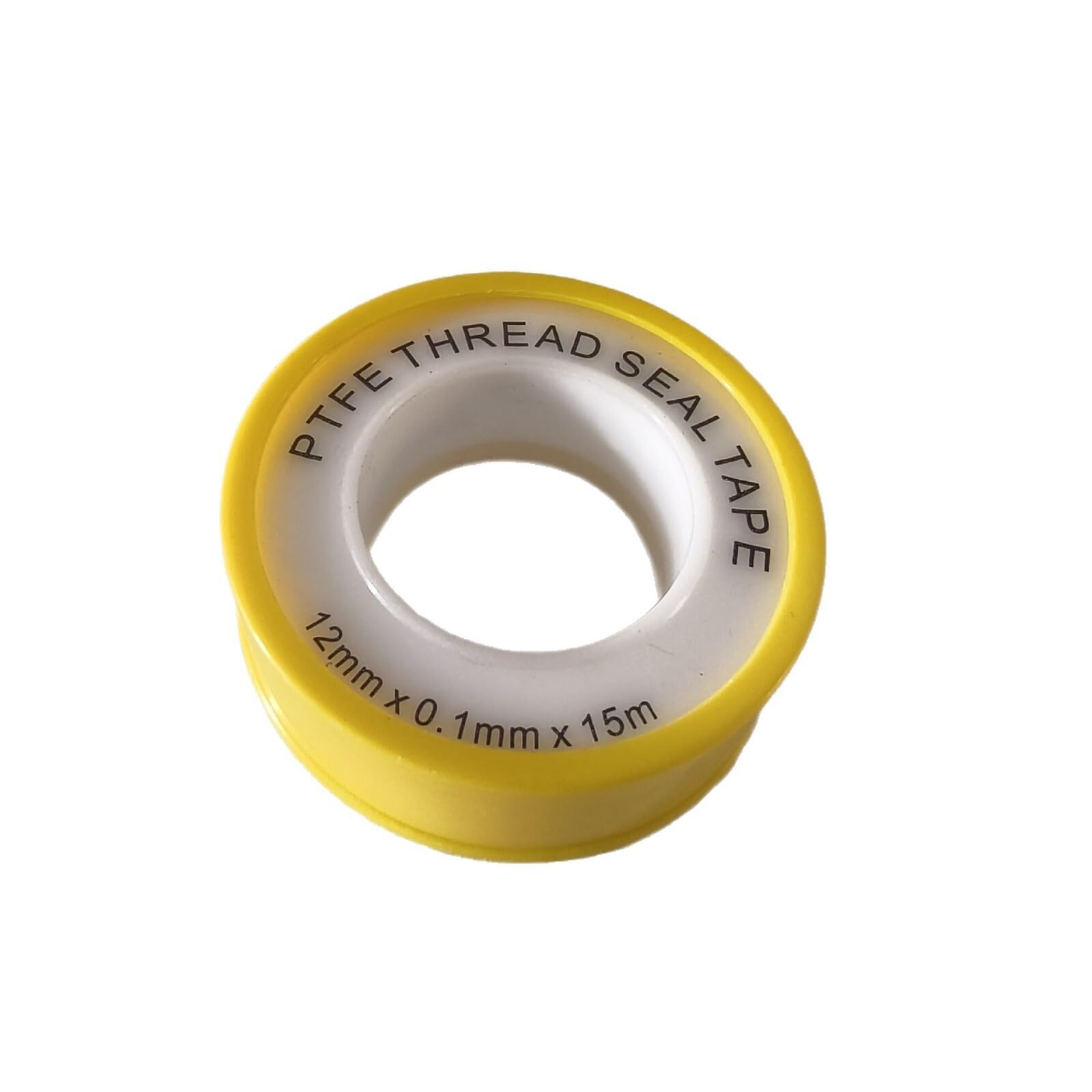 PTFE Gewindedichtband 10-100 Rollen, 12 mm x 0,1 mm x 15 m, Dichtband für Rohrgewinde, Wasserrohr, Dusche und Sanitär