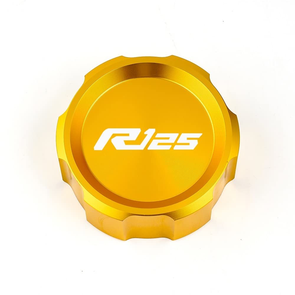 Protezione Serbatoio Olio Freni Yamaha YZF-R125 - Alluminio CNC Per Anteriore/Posteriore - Foto 9