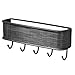 iDesign Twillo Steel Wall Mount Mail and Key Rack - 10.5