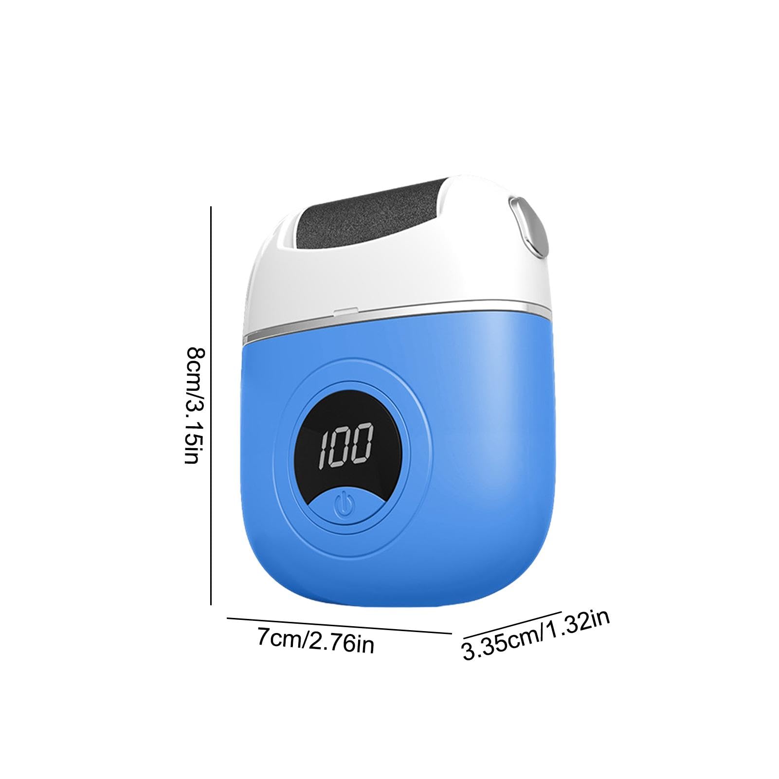 Portable Electric Foot Callus Remover, Electric Foot Callus Remover, Portable Foot File And Exfoliate Scrubber, Digital Display Heel Polisher For Removing Hard And Dead Skin