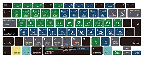 MMDW Serato DJ Shortcut Tastiera Cover A2179 Silicone Skin Keyboard Protector per MacBook Air 13 pollici con Touch ID A2337 M1 Chip Europeo (NON ADATTO PER LA VERSIONE 2018-2019) MMDW Serato DJ Shortcut Tastiera Cover A2179 Silicone Skin Keyboard Protector per MacBook Air 13 pollici con Touch ID A2337 M1 Chip Europeo (NON ADATTO PER LA VERSIONE 2018-2019)