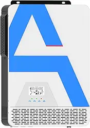 Inversor Solar Híbrido Off Grid 2KW 12V DC para 220-230V AC, Inversor Pro MAX com Controlador de Carga Solar MPPT de 80A, Funciona com Bateria de Chumbo Ácido e Lithium de 12V