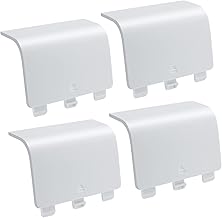 4 Pack Battery Cover for Xbox Series X, Xbox Series S Controller, Battery Back Door Shell Repair Part Compatible with Xbox Wireless Controller * White
