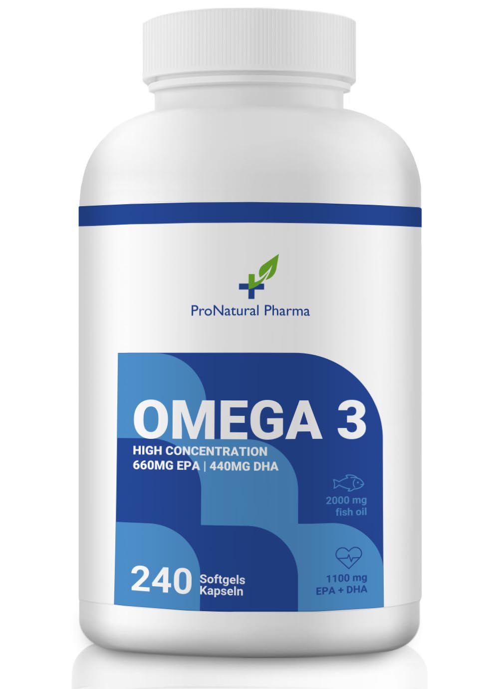 Omega 3 2000 mg ProNatural Pharma | 240 Kapseln