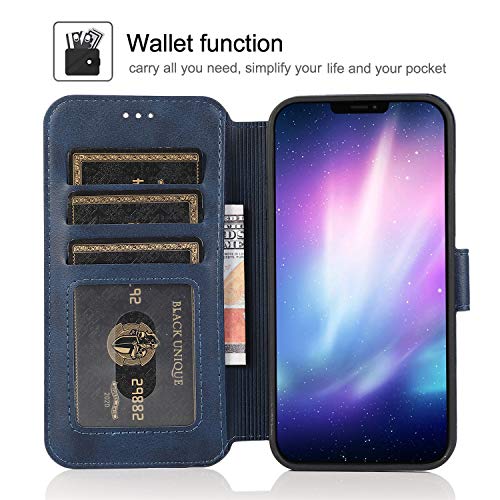 Qltypri 3006066 Case For Iphone 12 Iphone 12 Pro Premium Pu Leather Simple Wallet Case [Card Slots] [Kickstand] [Magnetic Closure] Shockproof Flip Cover thumb #1