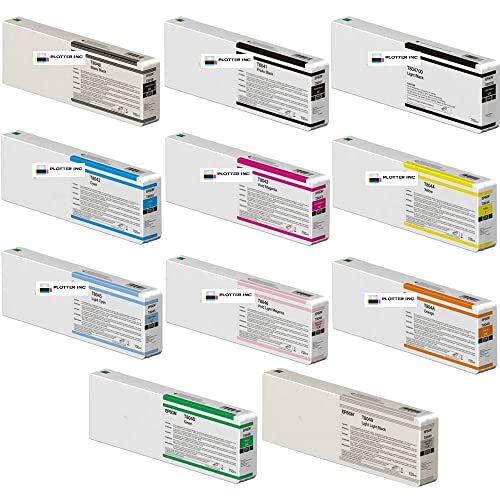 Epson P6000 P7000 P8000 P9000 High Yield Full 9 Color Ink (350 Ml) Replacement Cartridge Set T8241,T8242,T8243,T8244,T8245,T8246,T8247,T8248,T8249 #TOP1