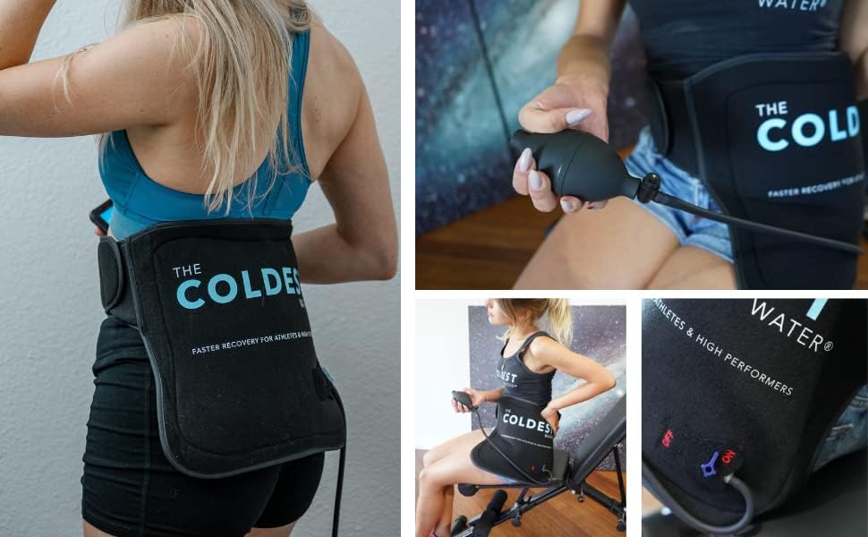 Miniatura 8 de The Coldest Hip Ice Pack - Bolsa de hielo con compresión de aire para aliviar el dolor de caderas rígidas y espalda inflamación y cirugía de cadera
