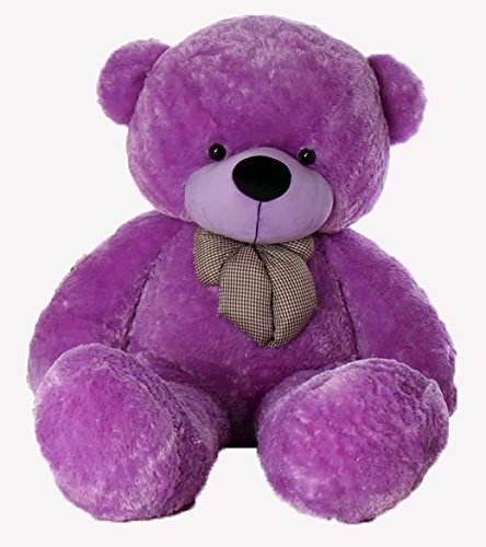 Image of 6 Feet Purple Teddy Bear - Giant Soft Plush Toy Gift for Girlfriend, Wife, Husband, or Kids (6 Feet, Purple)